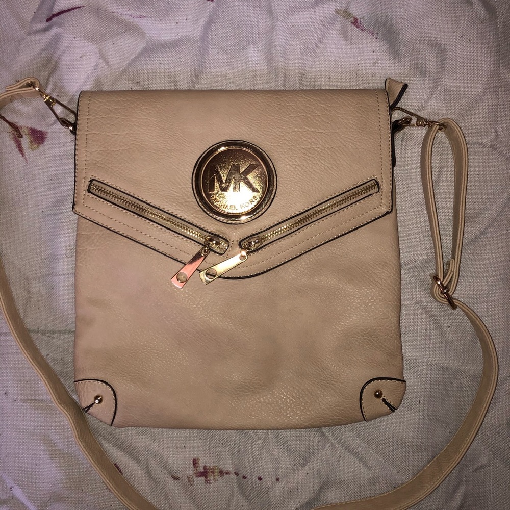 Beige Michael Kors bag